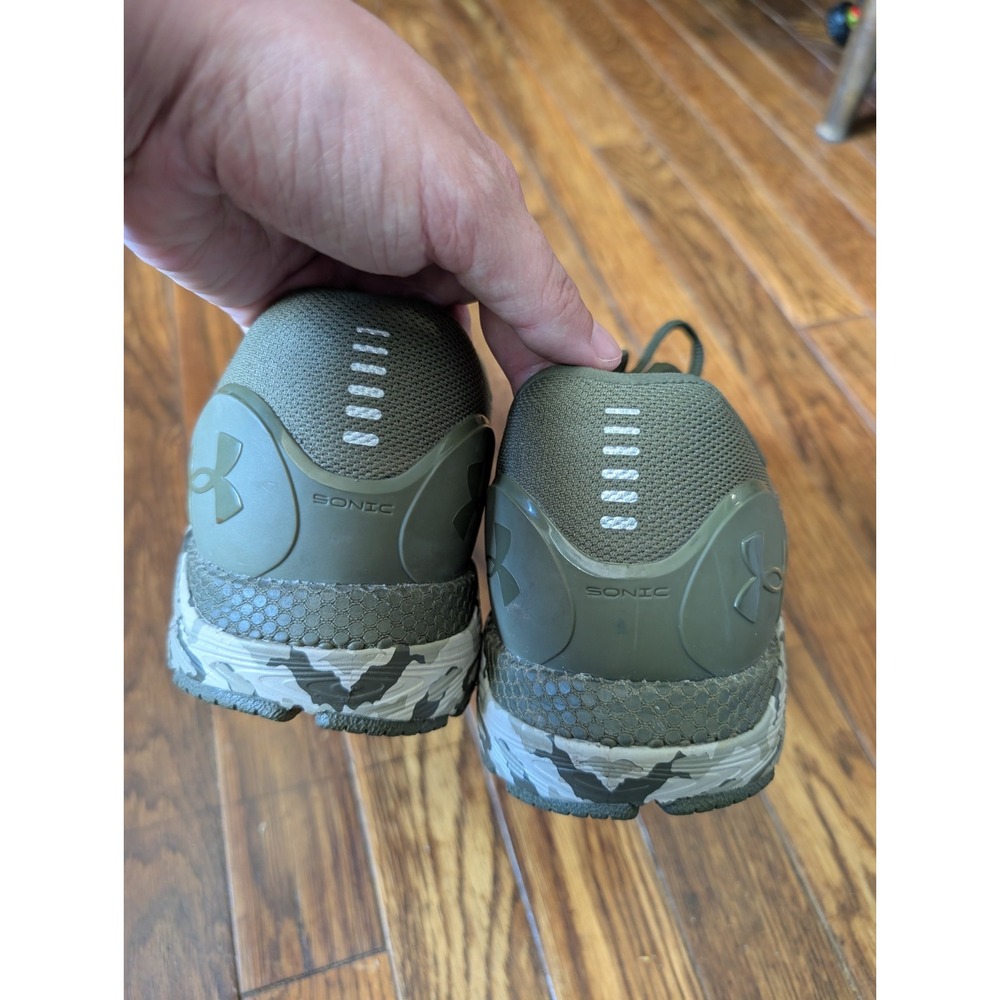 Under Armour Mens HOVR Sonic 5 3025957-300 Green Running Shoes Sneaker Size 12 - Picture 6 of 8